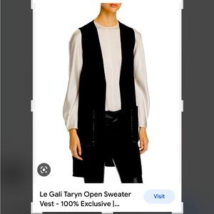 Le Gali vest , large size. Beaded pockets.